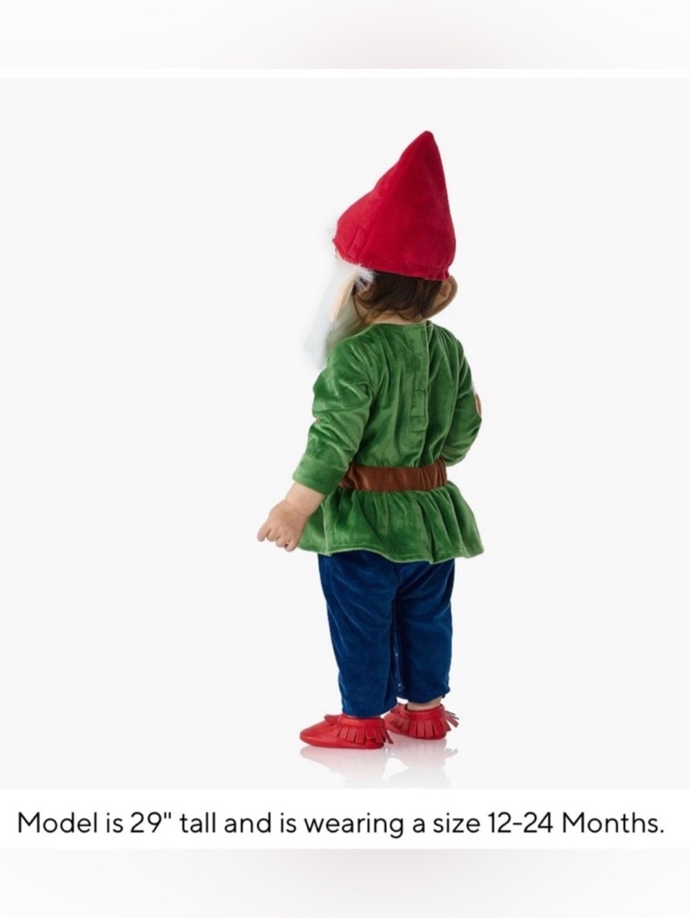 Pottery Barn Gnome Baby Halloween Costume NWT - Picture 2 of 7